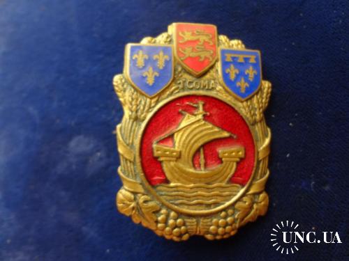 ФРАНЦИЯ знак ’’1-е командывание военной администрации’’ 1е Cоmmis Militaires d'Administration