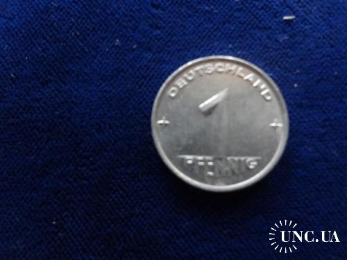 ГДР 1 пфенинг 1952  2