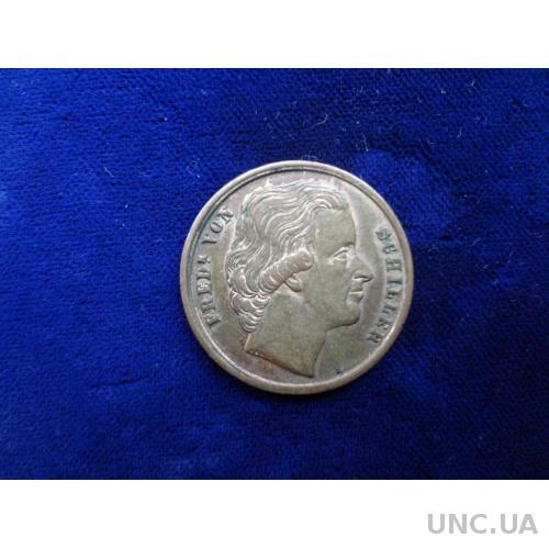 Германия памятная медаль ИОГАНН КРИСТОФ ФРИДРИХ ФОН ШИЛЛЕР немецкий поэт и драматург