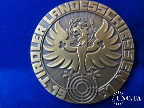 Германия Стрелковая медаль Тироль 1981 66,4 гр.