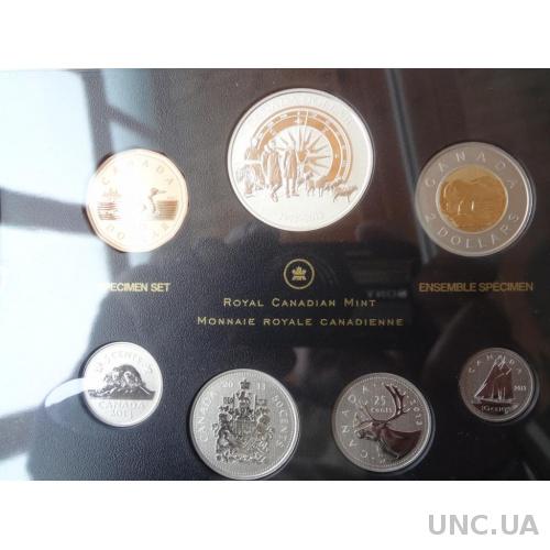 Канада 1 доллар 2013 серебро набор 100 лет первой арктической экспедиции 1913 г.