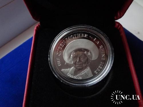 Канада 1 доллар серебро 2002 королева-мать Елизаветы II - Елизаве́та Анже́ла Ма́ргарет Бо́уз-Лайон