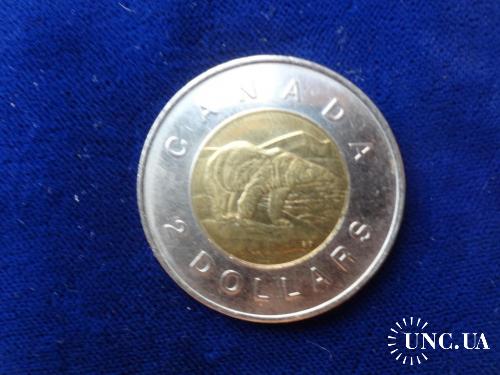 Канада 2 доллара 1996 Полярный медведь