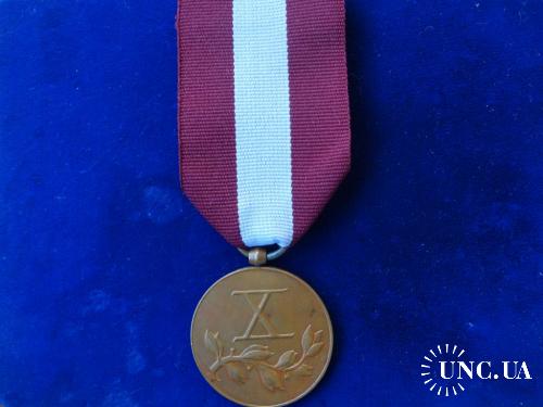 Польша медаль "За долголетнюю службу 10 лет" 1918-1928