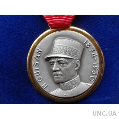 Швейцария конфедеративная стрелковая медаль 1962 полный генерал Анри Гизан