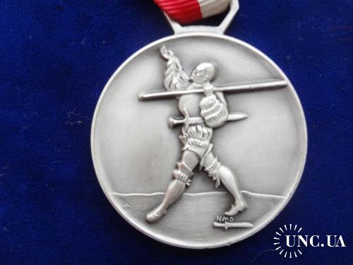 Швейцария маршевая медаль за 1-е место Шагающий рыцарь