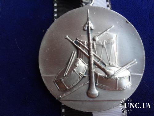 Швейцария медаль 1977 кантон Фрибур, г. Альбис-Хросер. Военный оркестр