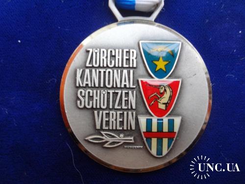 Швейцария медаль 1980 кантон Цюрих - Серия 1968-87 ’’Гербы’’: Нидервенинген, Рюмланг, Регенсдорф