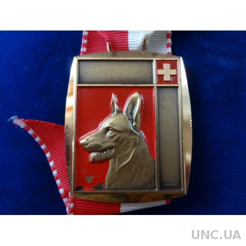 Швейцария медаль кинологу 1976 национальный клуб кинологов