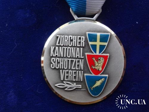 Швейцария медаль пис 1982 кантон Цюрих - Серия 1968-87 ’’Гербы’’: Нидервенинген, Рюмланг, Регенсдорф
