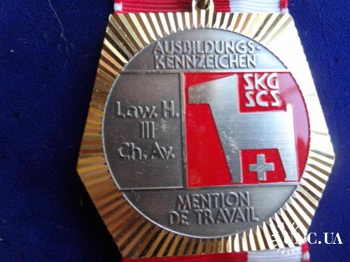 Швейцария медаль профтурнир SKG 24/25.03.1990. кантон Санкт-Галлен, г.Санкт-Маргретен. позолота