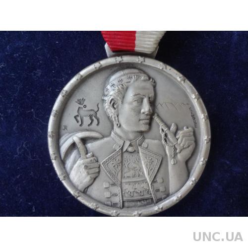 Швейцария медаль за конкурс народных костюмов 1960  г. Тоггенбург