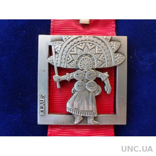 Швейцария стрелковая конфедеративная медаль 1980 Клаус