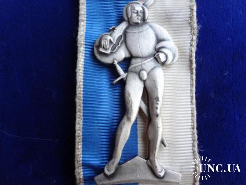 Швейцария стрелковая медаль 1953 кантон Люцерн. стрелок