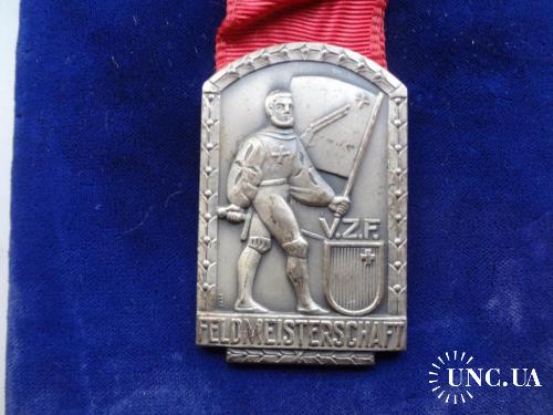 Швейцария стрелковая медаль 1953 кантон Швиц