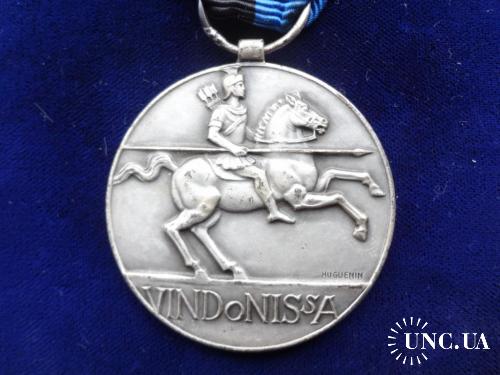 Швейцария стрелковая медаль 1955 кантон Ааргау, г. Виндиш. Конный легионер