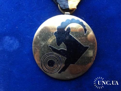 Швейцария стрелковая медаль 1955 кантон Шаффхаузен. коммуна Унтерзеен