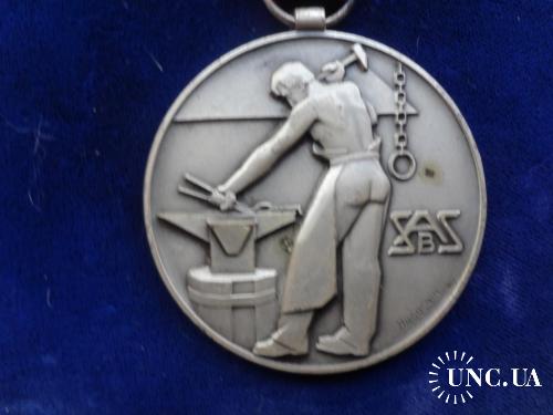 Швейцария стрелковая медаль 1960 кантон Цюрих. Кузнец
