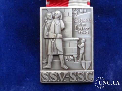 Швейцария стрелковая медаль 1960 кантон Люцерн. Ночь убийств 24.07. 1343 г.