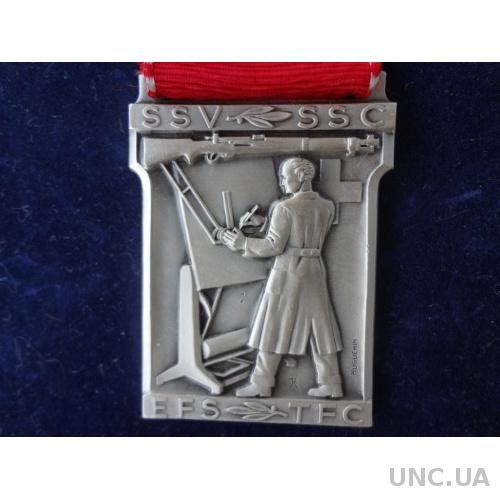 Швейцария стрелковая медаль 1960  винтовка