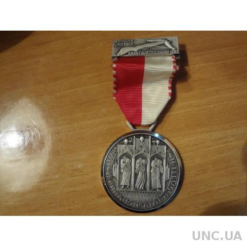 Швейцария стрелковая медаль 1963  арбалет святые  кантон Цюрих