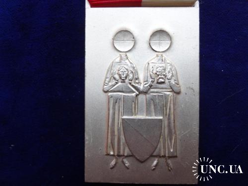 Швейцария стрелковая медаль 1963 кантон Цюрих. Святые Феликс и Регула, покровители города