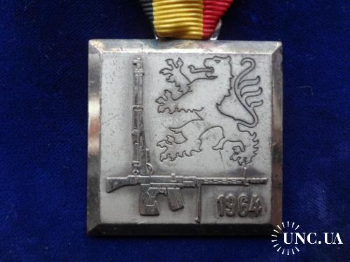 Швейцария стрелковая медаль 1964 кантон Берн. Лев