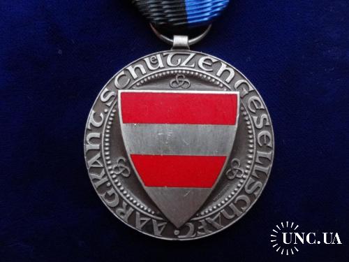 Швейцария стрелковая медаль 1965 кантон Аргау. Герб округа Цофинген