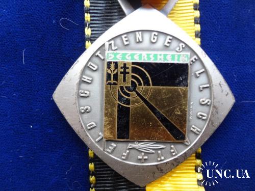 Швейцария стрелковая медаль 1965 кантон, г. Дегерсхейм