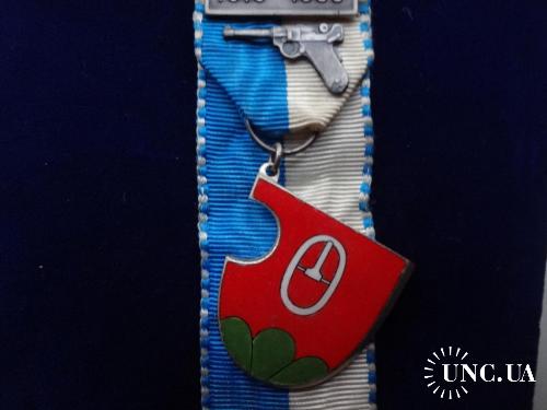 Швейцария стрелковая медаль 1966 кантон Цюрих, г. Шененберг