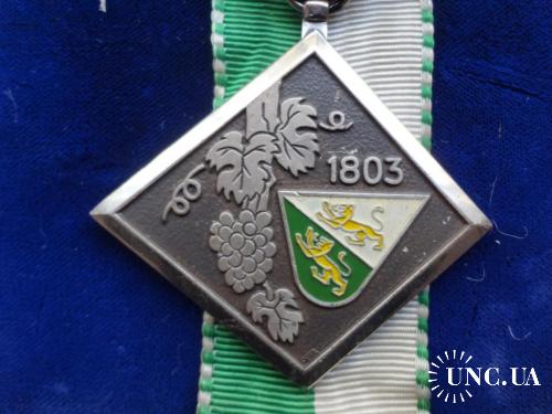 Швейцария стрелковая медаль 1966 кантон Тургау, Герб