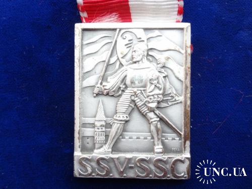 Швейцария стрелковая медаль 1967 кантон Базель-Штадт