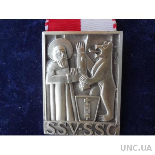 Швейцария стрелковая медаль 1972 кантон Берн