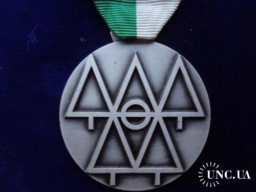 Швейцария стрелковая медаль 1974 кантон Санкт-Галлен. Герб