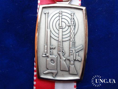 Швейцария стрелковая медаль 1977 кантон. Винтовки