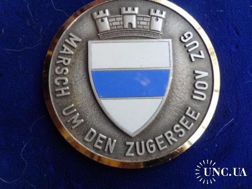 Швейцария стрелковая медаль 1978 кантон Цуг