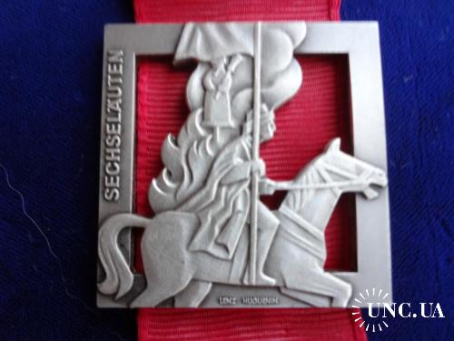 Швейцария стрелковая медаль 1981 междукантональный турнир, г. Цюрих. праздник Шестизвонье