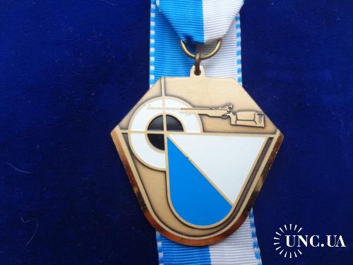 Швейцария стрелковая медаль 1982 кантон Люцерн. Мишень