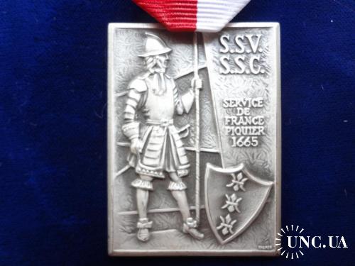 Швейцария стрелковая медаль 1983 кантон Цюрих. Французкий пикинер 1665 г.