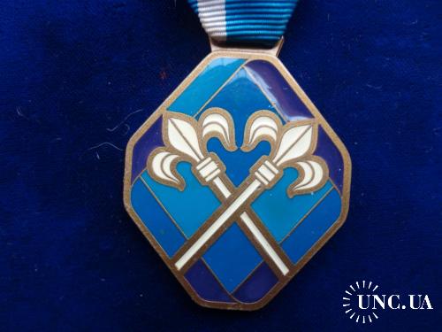 Швейцария стрелковая медаль 1985 кантон Берн, г. Флюнтерн. Герб