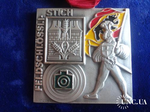 Швейцария стрелковая медаль 1995 г. Серия 1989-2012 - "Союз кантонов": Берн 1486 г.