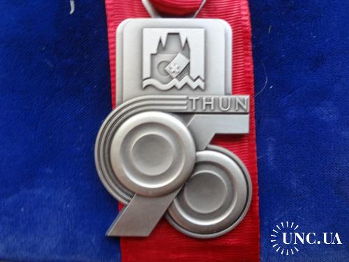 Швейцария стрелковая медаль 1995 кантон Берн , г. Тун