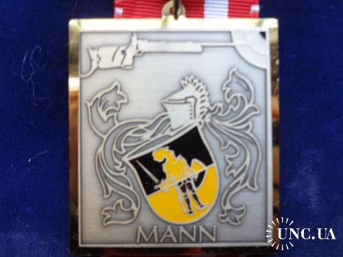 Швейцария стрелковая медаль 1995 кантон, г. Манн