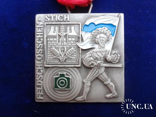 Швейцария стрелковая медаль 1996 г. Серия 1989-2012 - "Союз кантонов": Цуг 1320 г.