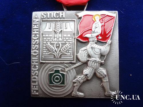 Швейцария стрелковая медаль 1997 г. Серия 1989-2012 - "Союз кантонов": Гларус 1530 г.