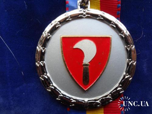 Швейцария стрелковая медаль 1998 кантон , г. . Герб