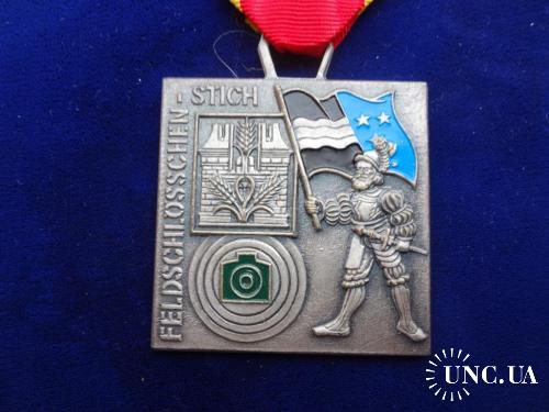 Швейцария стрелковая медаль 1999 г. Серия 1989-2012 - "Союз кантонов": Ааргау 1547 г.