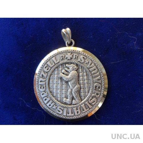 Швейцария стрелковая медаль кантон Аппенцель, медведь