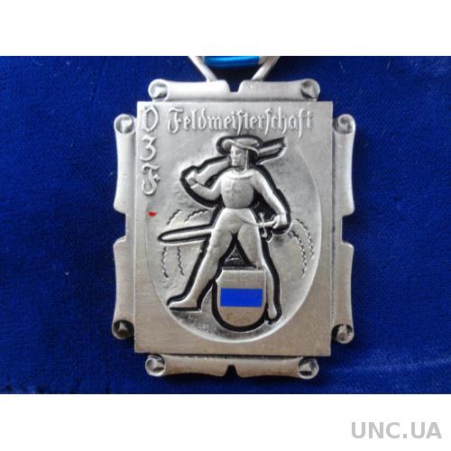 Швейцария стрелковая медаль кантон Цуг, стрелок с мечом