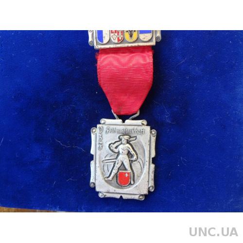 Швейцария стрелковая медаль кантон Ури, стрелок с мечом